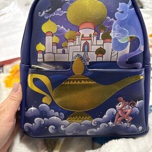 Disney Aladdin Magic Lamp and Castle loungefly